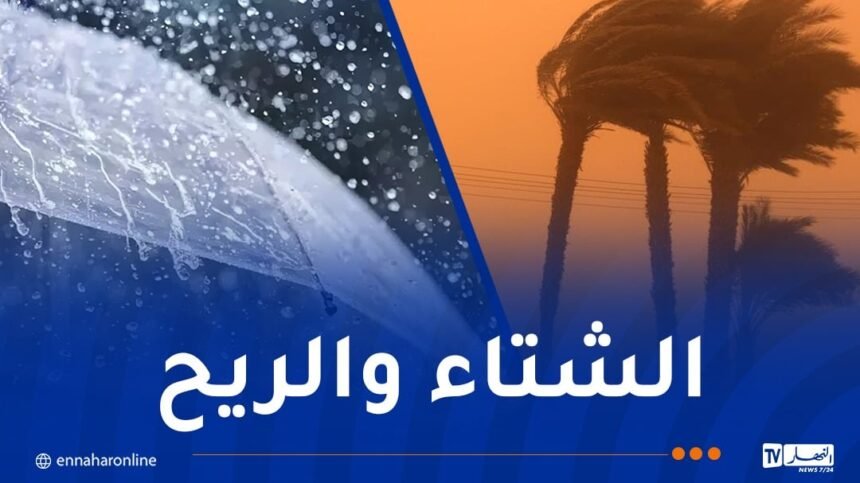أمطار رعدية.. رياح قوية وزوابع بهذه الولايات
