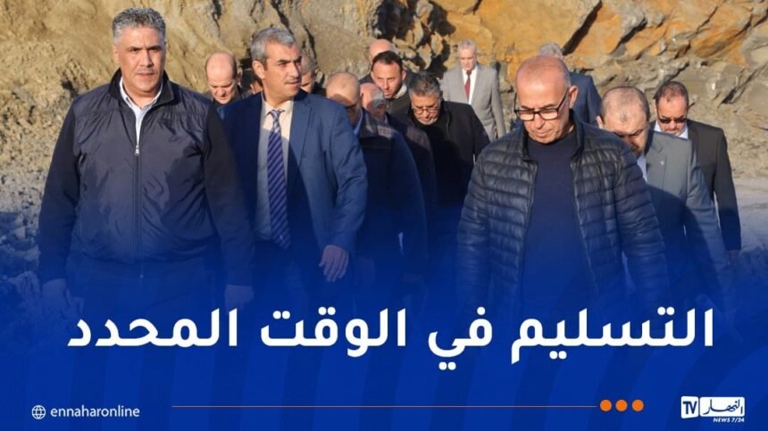 بالصور..بلعريبي يتفقد المشروع الاستشفائي الجامعي بتيزي وزو
