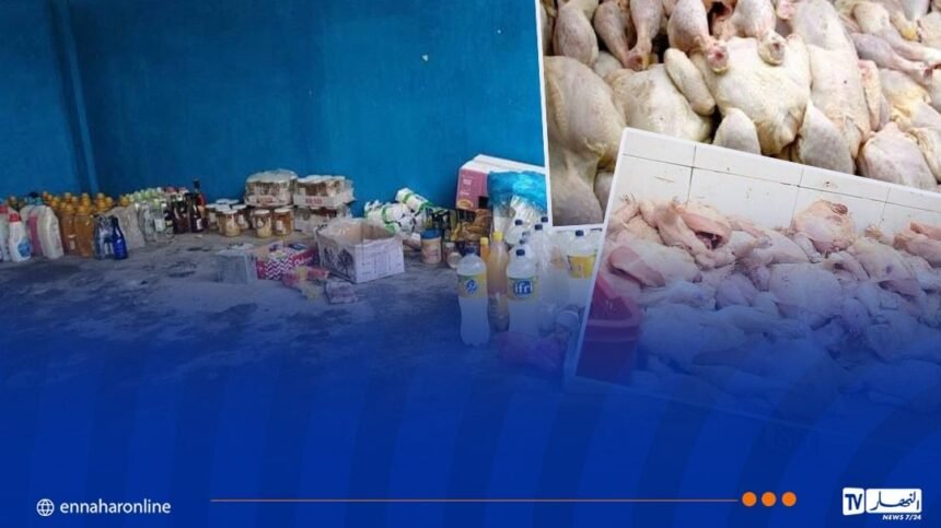 سيدي بلعباس: حجز مواد الغذائية منتهية الصلاحية ولحوم فاسدة