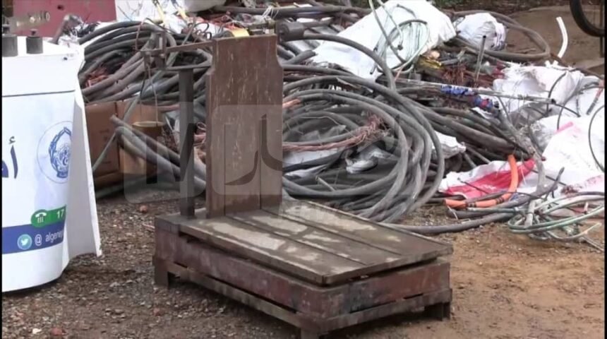 غليزان: الإطاحة بشبكة مختصة في سرقة الأنابيب النحاسية مع إسترجاع المسروقات