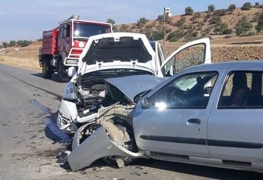 قسنطينة: 5 جرحى في اصطدام بين سيارتين في عين سمارة