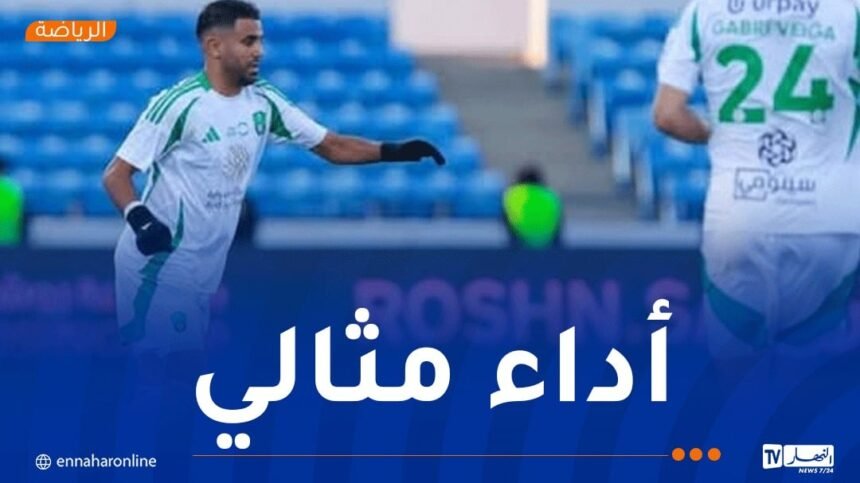 محرز يفوز على مواطنيه بدران وشافعي وينال تنقيطاً مميزاً