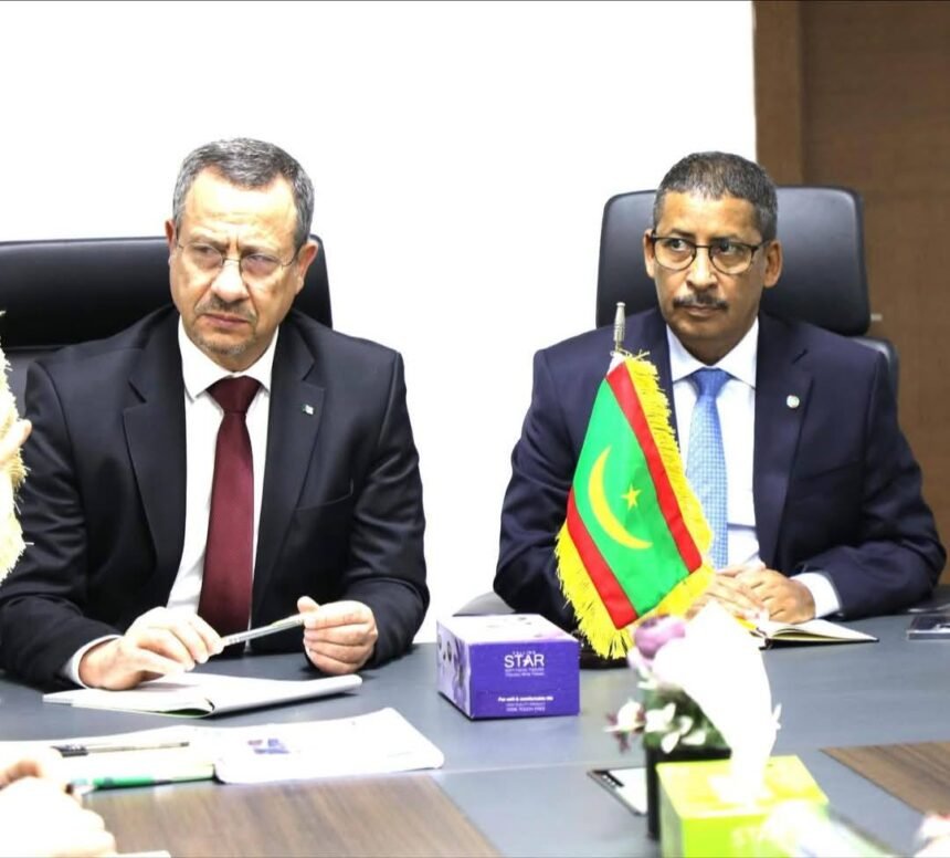 مشروع الطريق الرابط بين تندوف- الزويرات محور تباحث رخروخ مع نظيره الموريتاني 