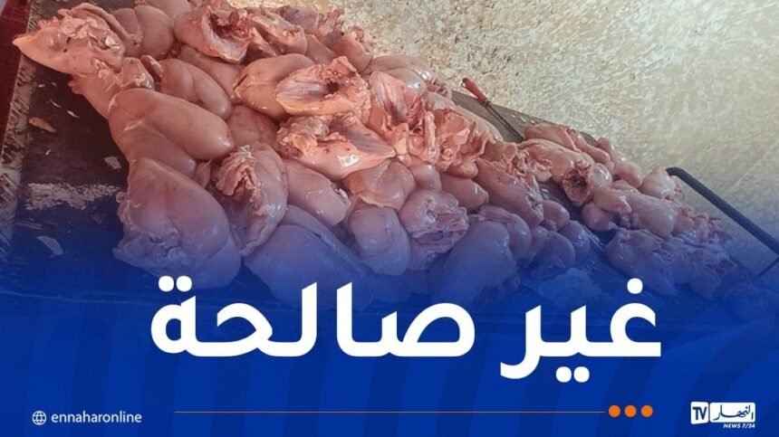 إحباط محاولة تسويق 8 قناطير لحوم بيضاء فاسدة بوهران