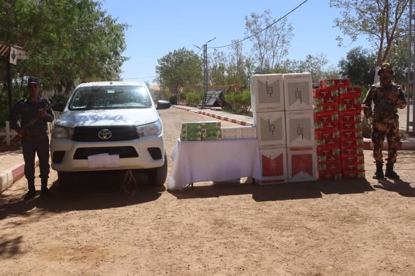 إيليزي.. حجز 7500 علبة سجائر أجنبية