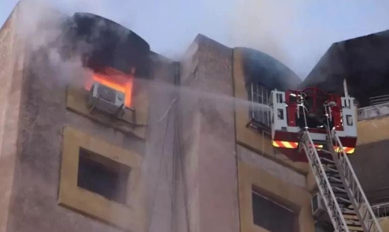 العاصمة: إندلاع حريق في بناية سكنية بباب الواد