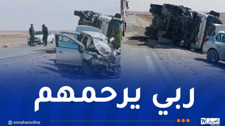 تبسة.. قتيلان في اصطدام بين سيارة وشاحنة