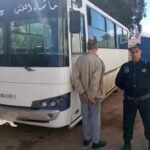 توقيف سائق حافلة لسيره على الرصيف بدل الطريق بوهران