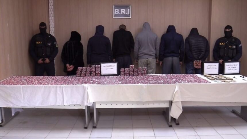 عنابة: الـ BRI توقف 6 أشخاص وتحجز أزيد من 11 ألف قرص مهلوس