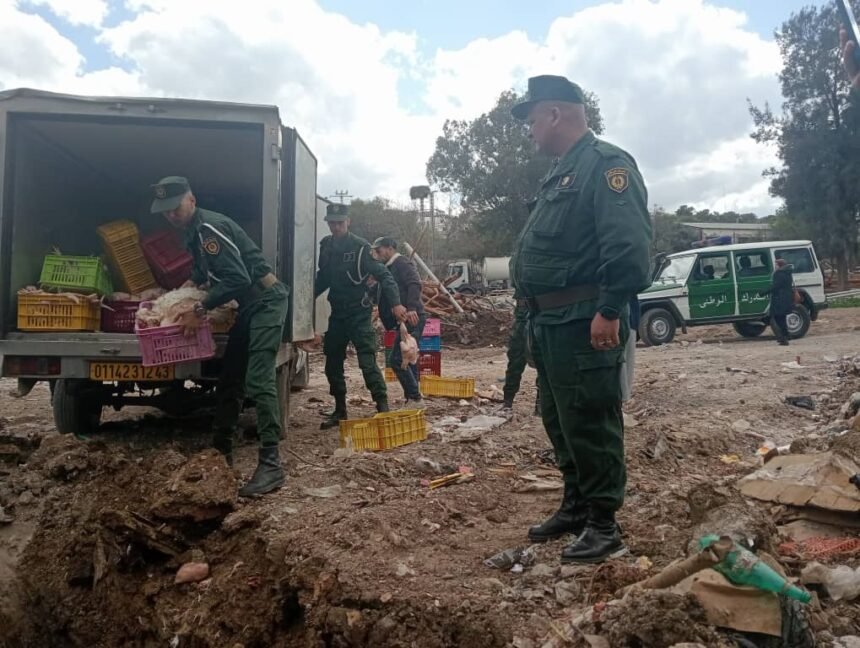 ميلة: حجز 7 قناطير من لحوم وأحشاء دجاج فاسدة