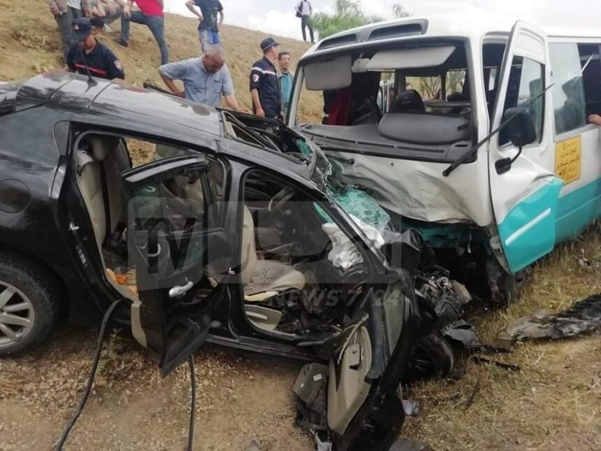 وفاة شخص وإصابة 5 آخرين في حادث حافلة بمعسكر