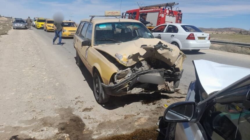 الجلفة.. 6 جرحى في اصطدام سيارتين بمنطقة عين الناقة