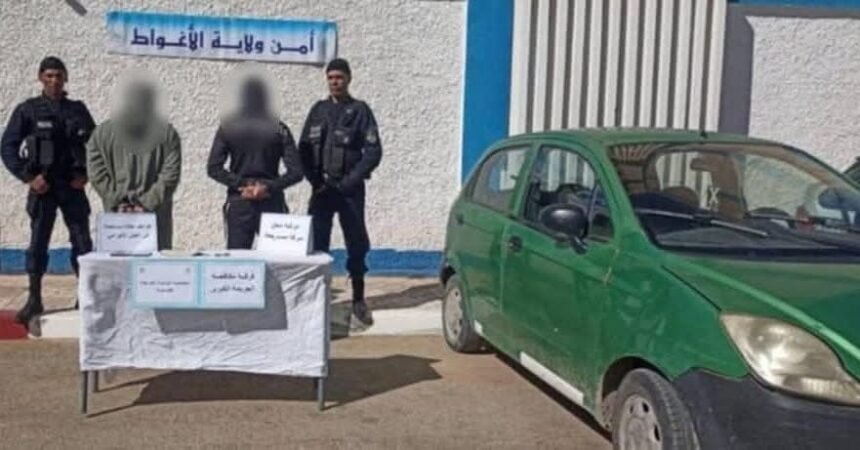 الأغواط: إسترجاع مركبة وتوقيف سارقيها