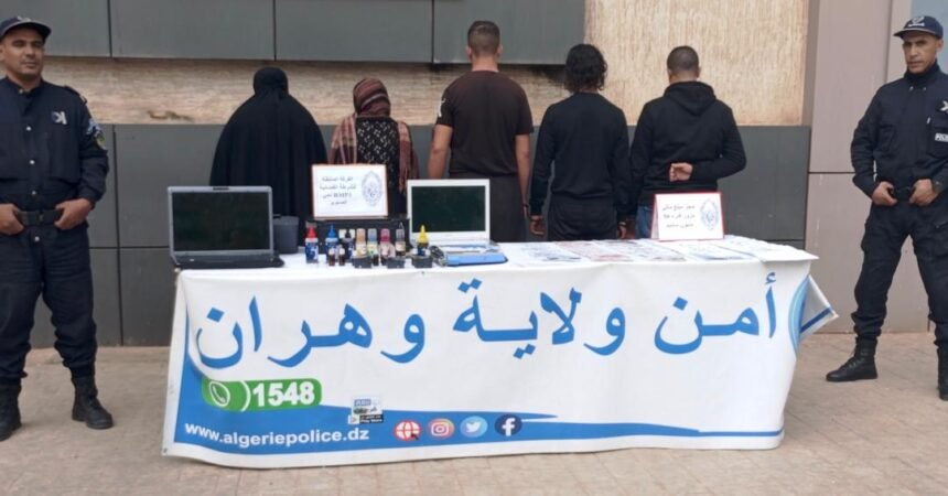 الإيقاع بشبكة إجرامية مختصة في تزوير العملة الوطنية بوهران