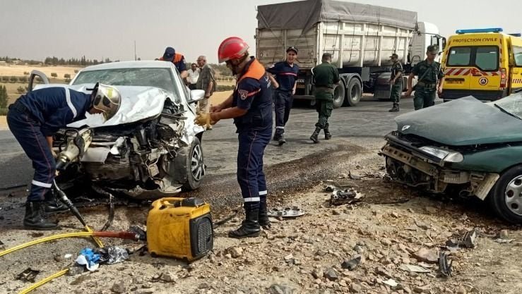 تبسة.. 3 جرحى في اصطدام بين سيارتين