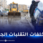 تقلبات جوية.. إنقاذ عائلتين عالقتين داخل سيارتين بالجلفة وبشار