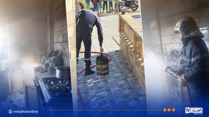 جيجل.. حريق مسكن فردي بمنطقة فازة