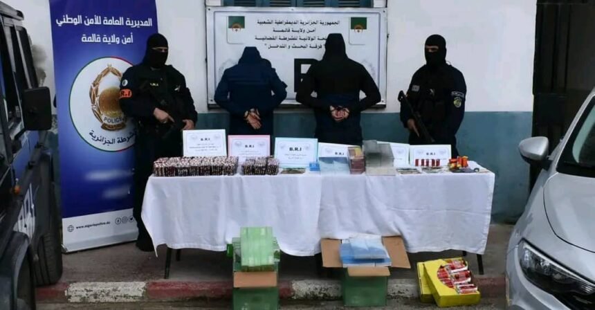قالمة: توقيف شخصين وحجز 9015 قرصاً مهلوساً