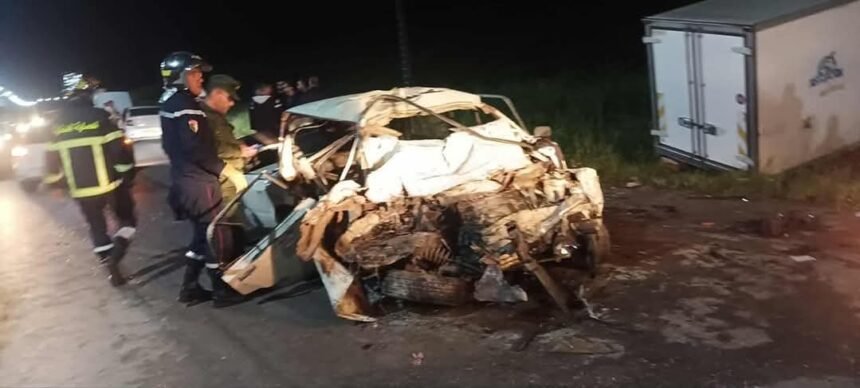 قسنطينة.. قتيل وجريح في حادث اصطدام شاحنة بسيارة