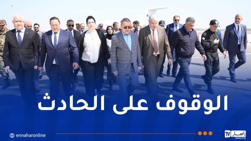 وفد وزاري رفيع يحلّ بوهران للوقوف على حادث انزلاق التربة