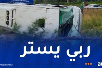 7 ضحايا في إنحراف حافلة ببومرداس