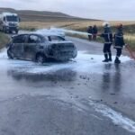 البويرة.. إصابة شخصين في حريق سيارة بسور الغزلان