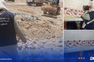 الجلفة: إتلاف 120 كلغ من الدجاج الفاسد داخل مطعم شواء
