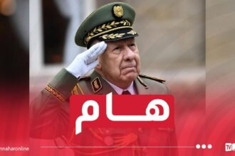 الفريق أول  شنقريحة ينصب العميد أيت وعرابي عبد القادر مديرا عاما للأمن الداخلي