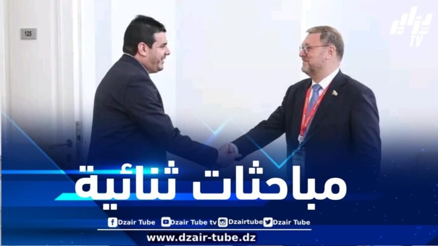 النائب البرلماني ناصري يبحث مع نائب رئيسة مجلس الاتحاد الروسي آفاق التعاون الثنائي وتعزيز الشراكة الاستراتيجية