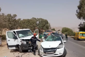 بجاية.. 6 جرحى في اصطدام بين سيارتين بسيدي عيش