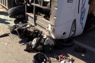 بجاية.. وفاة شخص في إصطدام دراجة نارية بحافلة نقل المسافرين بألاغن