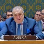 بن جامع يُلقي كلمة حول الوضع في فلسطين في مجلس الأمن الدولي