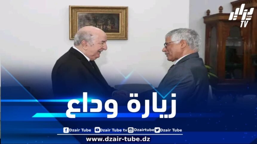 رئيس الجمهورية يستقبل سفير الجمهورية  الصحراوية عقب انتهاء مهامه بالجزائر