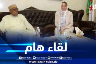 رئيسة المرصد الوطني للمجتمع المدني تزور الخليفة العام للزاوية التيجانية