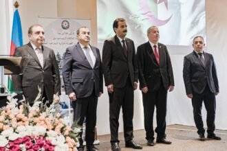 عرقاب يشارك في إحتفال ذكرى استقلال أذربيجان