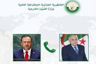 عطاف يتلقى مكالمة هاتفية من نظيره الفنزويلي