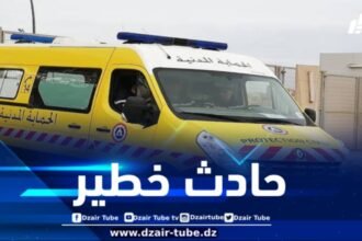 15 جريحاً في حادث انحراف شاحنة بالطارف