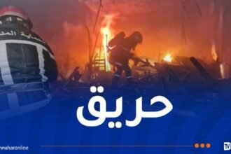 إندلاع حريق في محل تجاري بالبليدة