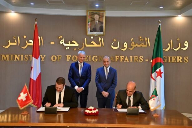 الجزائر وسويسرا توقّعان إعلان نوايا حول الهجرة