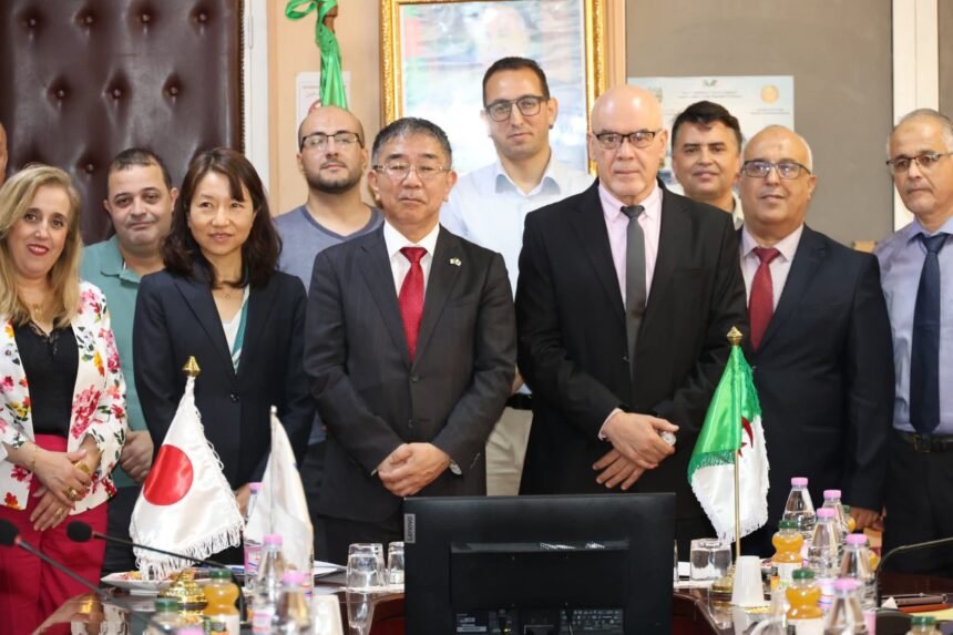 السفير الياباني بالجزائر يزور المندوبية الوطنية للمخاطر الكبرى