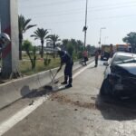  العاصمة.. 3 جرحى في حادث اصطدام بين 3 سيارات