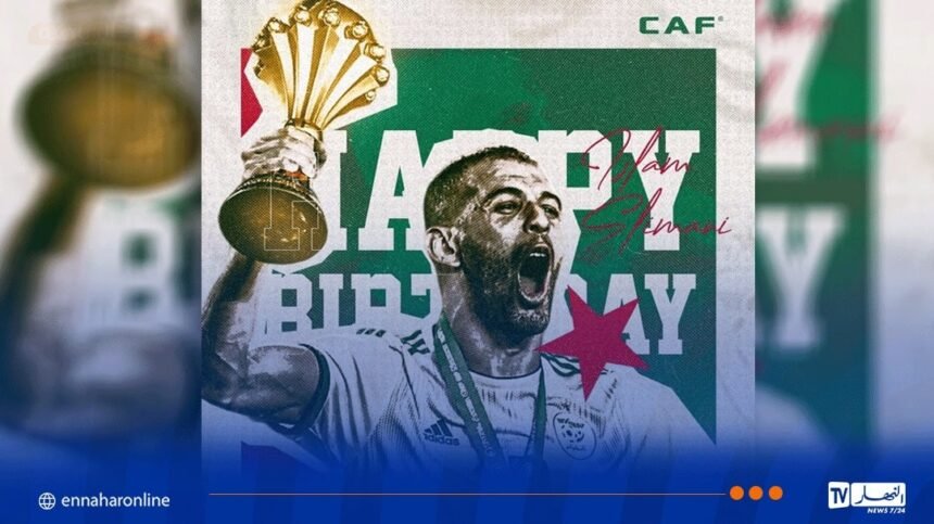 “الكاف” يهنئ الهداف التاريخي للمنتخب الوطني إسلام سليماني