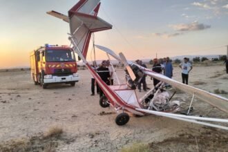 المسيلة: سقوط طائرة صغيرة يدوية الصنع وإصابة خمسيني بجروح