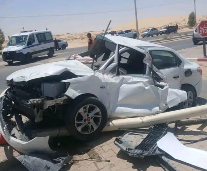 الوادي.. وفاة شاب في انحراف مركبة ببلدية البياضة