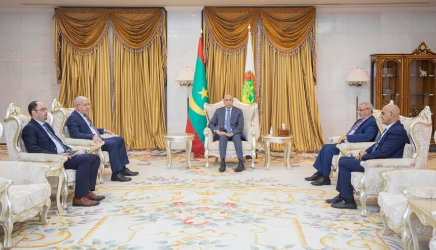 بوغالي يستقبل من قبل الرئيس الموريتاني