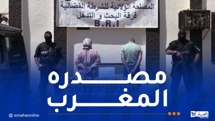 تلمسان: ضبط نصف قنطار من الكيف المعالج