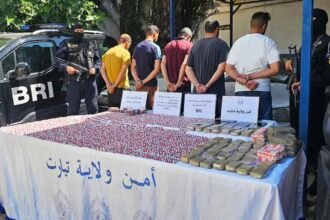 تيارت.. توقيف 5 أشخاص وحجز كمية من المخدرات