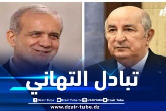 رئيس الجمهورية يتبادل التهاني مع نظيره الإيراني