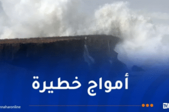 رياح قوية وأمواج عاتية على هذه السواحل