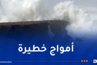 رياح قوية وأمواج عالية تضرب هذه السواحل